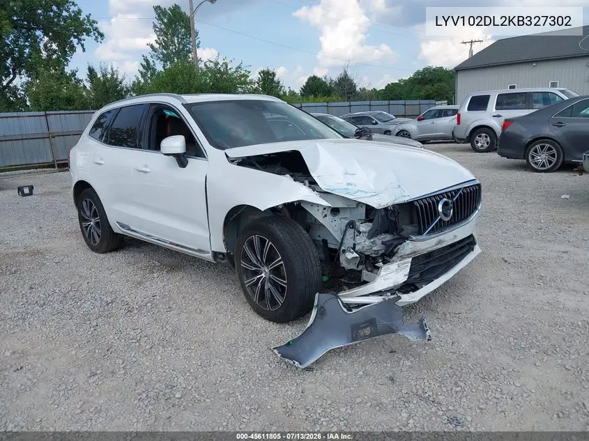 2019 Volvo Xc60 T5 Inscription VIN: LYV102DL2KB327302 Lot: 45611805