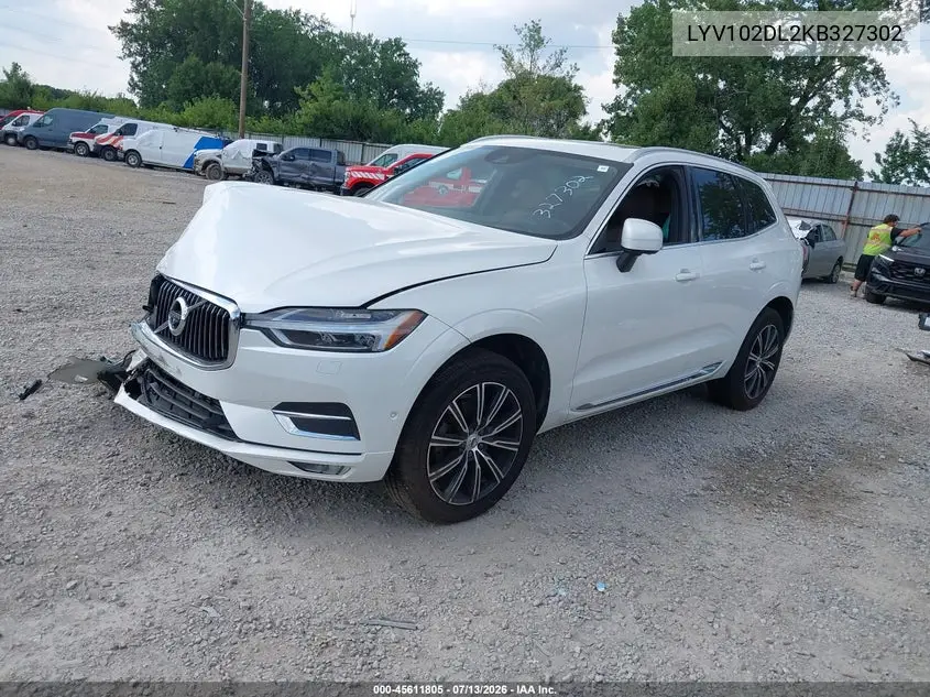 2019 Volvo Xc60 T5 Inscription VIN: LYV102DL2KB327302 Lot: 45611805