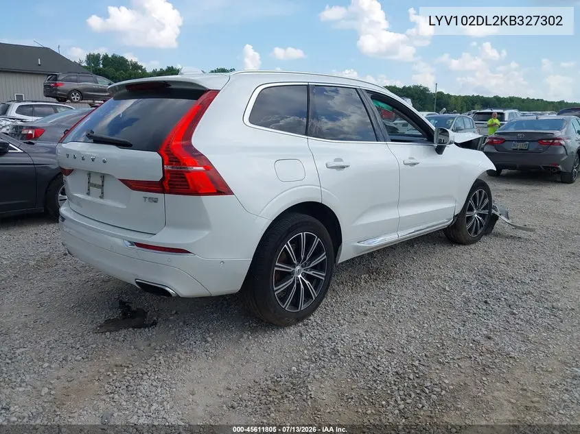 2019 Volvo Xc60 T5 Inscription VIN: LYV102DL2KB327302 Lot: 45611805