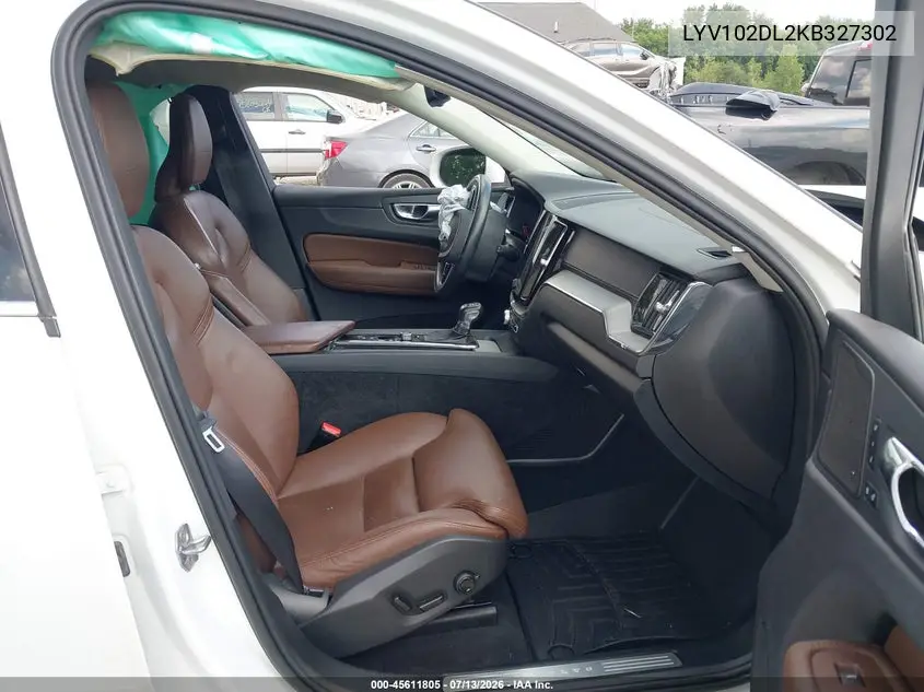 2019 Volvo Xc60 T5 Inscription VIN: LYV102DL2KB327302 Lot: 45611805