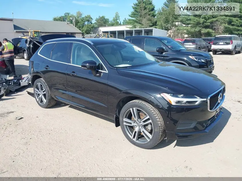 2019 Volvo Xc60 T6 Momentum VIN: YV4A22RK7K1334891 Lot: 45659099