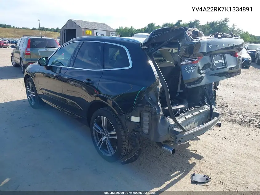 2019 Volvo Xc60 T6 Momentum VIN: YV4A22RK7K1334891 Lot: 45659099