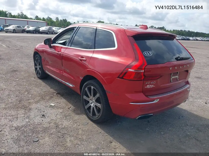 2020 Volvo Xc60 T5 Inscription VIN: YV4102DL7L1516484 Lot: 45166216