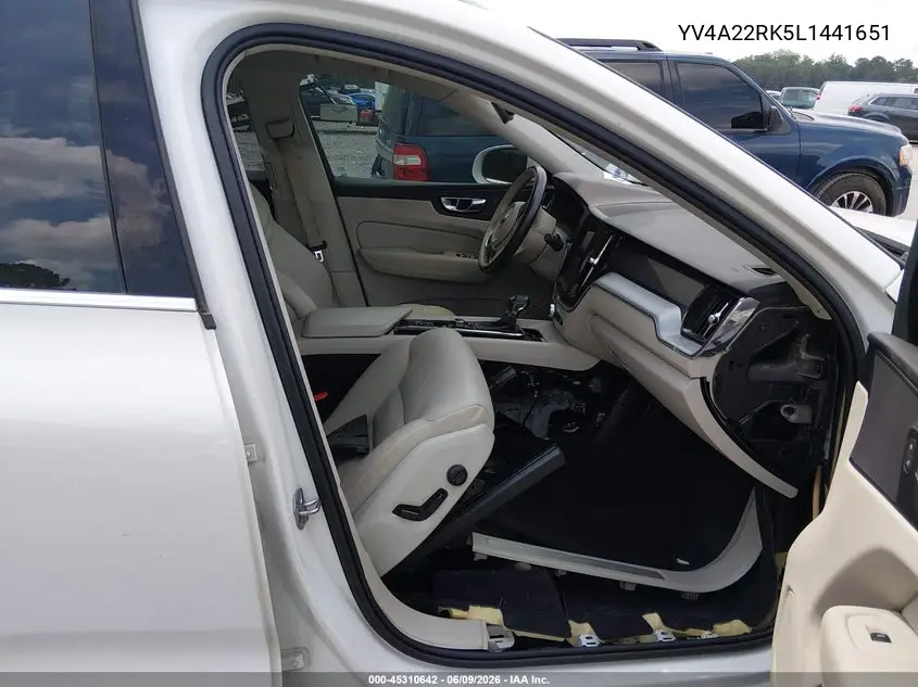 2020 Volvo Xc60 T6 Momentum VIN: YV4A22RK5L1441651 Lot: 45310642