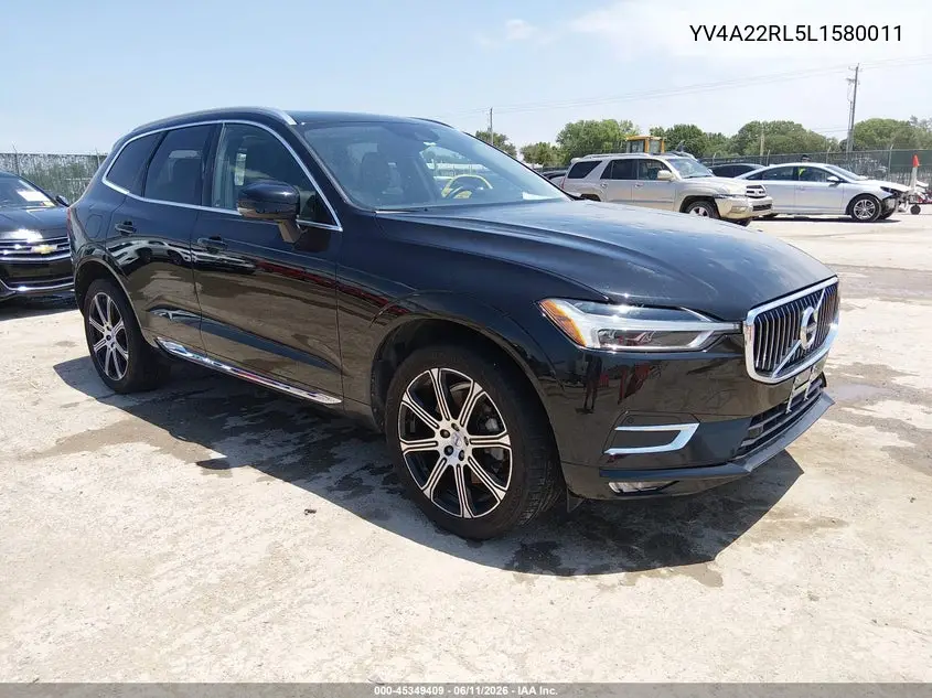 2020 Volvo Xc60 T6 Inscription VIN: YV4A22RL5L1580011 Lot: 45349409