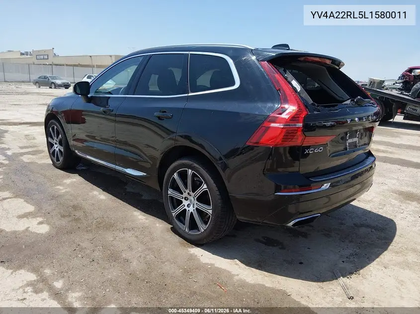 2020 Volvo Xc60 T6 Inscription VIN: YV4A22RL5L1580011 Lot: 45349409
