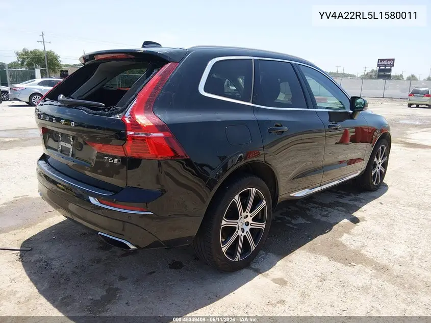 2020 Volvo Xc60 T6 Inscription VIN: YV4A22RL5L1580011 Lot: 45349409