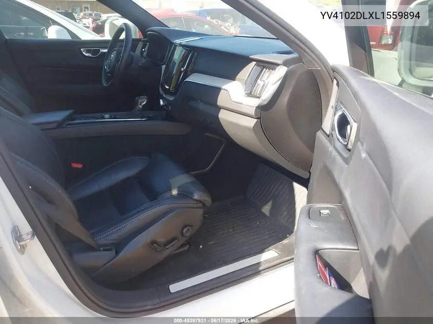 2020 Volvo Xc60 T5 Inscription VIN: YV4102DLXL1559894 Lot: 45397931