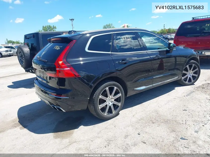 2020 Volvo Xc60 T5 Inscription VIN: YV4102RLXL1575683 Lot: 45425426