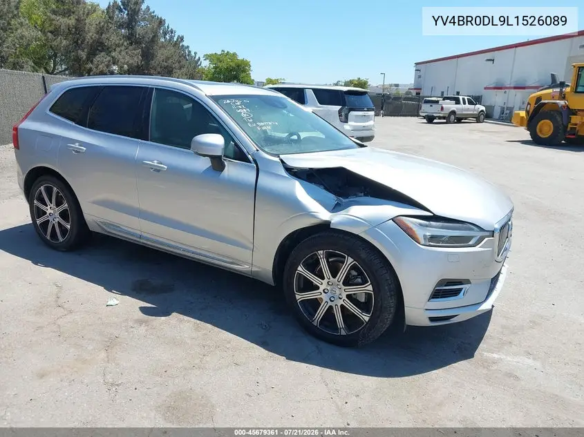 2020 Volvo Xc60 Hybrid T8 Inscription VIN: YV4BR0DL9L1526089 Lot: 45679361