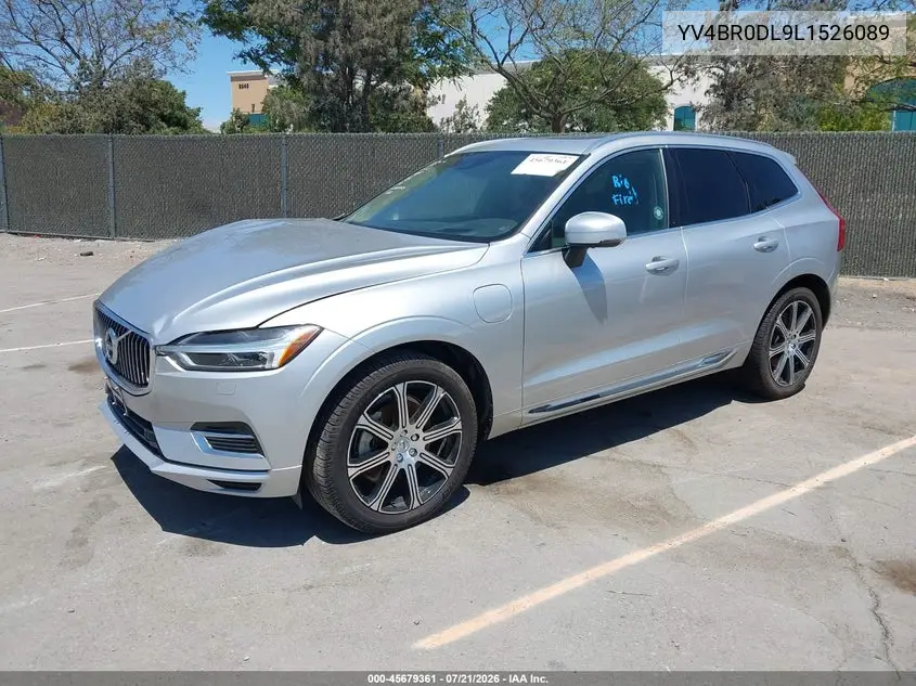 2020 Volvo Xc60 Hybrid T8 Inscription VIN: YV4BR0DL9L1526089 Lot: 45679361