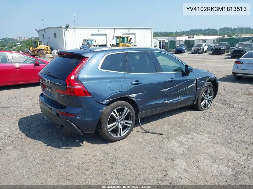 2021 Volvo Xc60 T5 Momentum VIN: YV4102RK3M1813513 Lot: 45435299