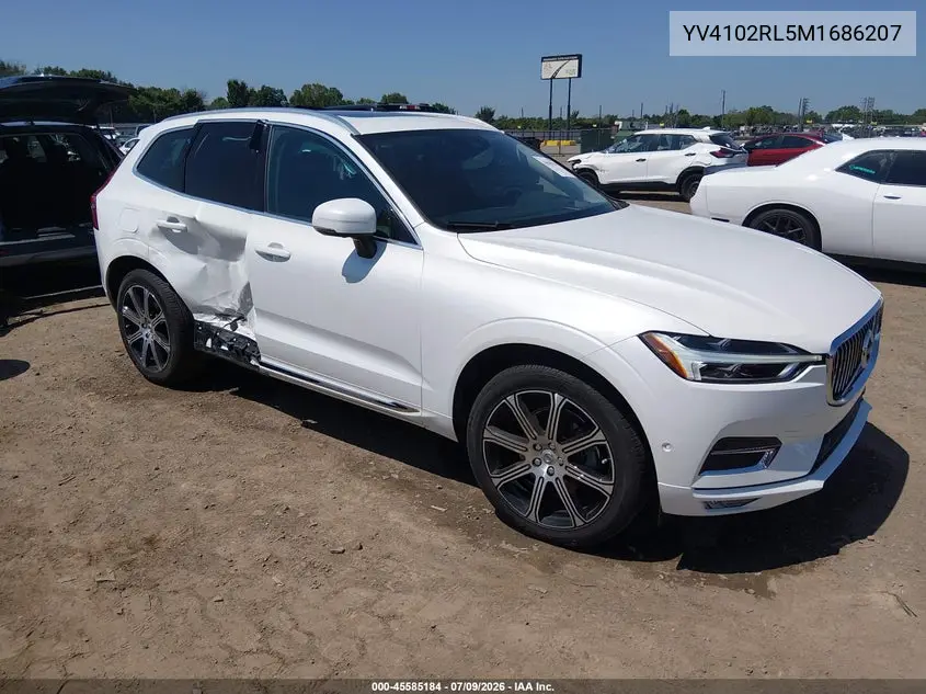 2021 Volvo Xc60 T5 Inscription VIN: YV4102RL5M1686207 Lot: 45585184