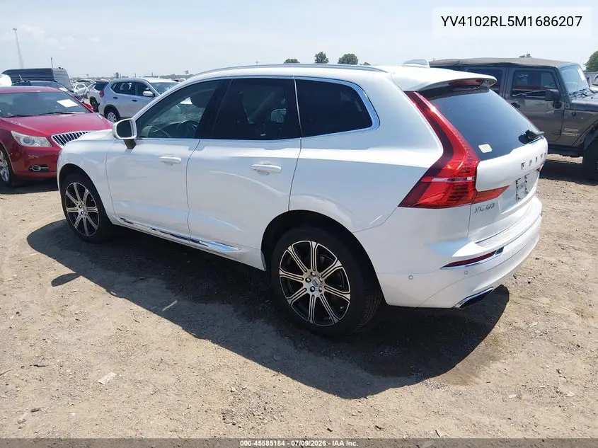 2021 Volvo Xc60 T5 Inscription VIN: YV4102RL5M1686207 Lot: 45585184