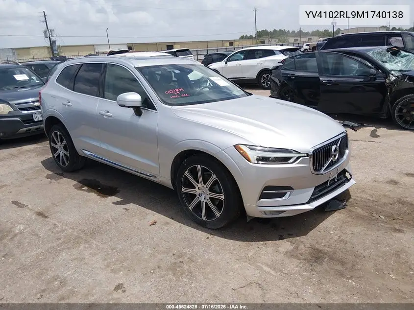 2021 Volvo Xc60 T5 Inscription VIN: YV4102RL9M1740138 Lot: 45624828