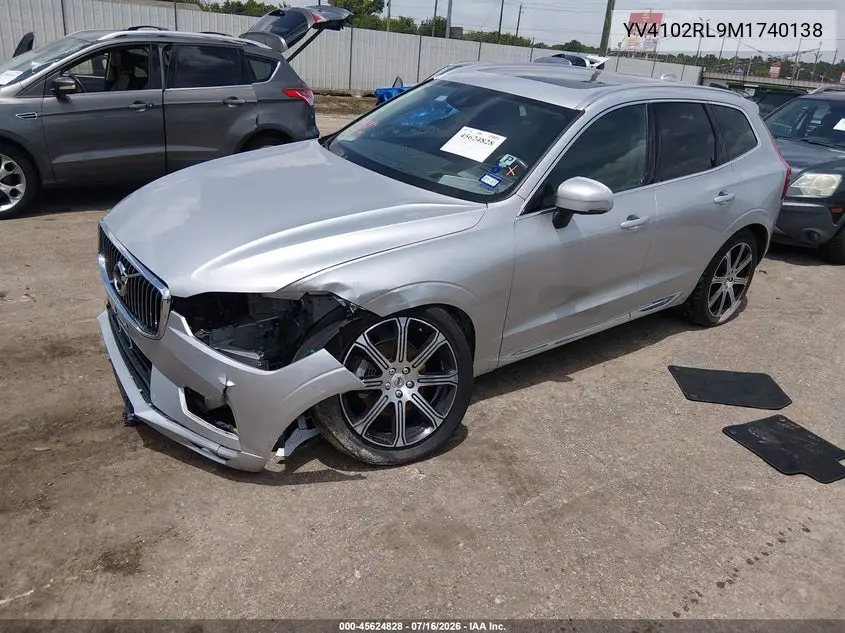 2021 Volvo Xc60 T5 Inscription VIN: YV4102RL9M1740138 Lot: 45624828