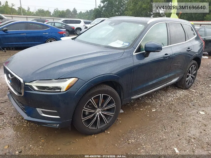 2021 Volvo Xc60 T5 Inscription VIN: YV4102RL3M1696640 Lot: 45625760