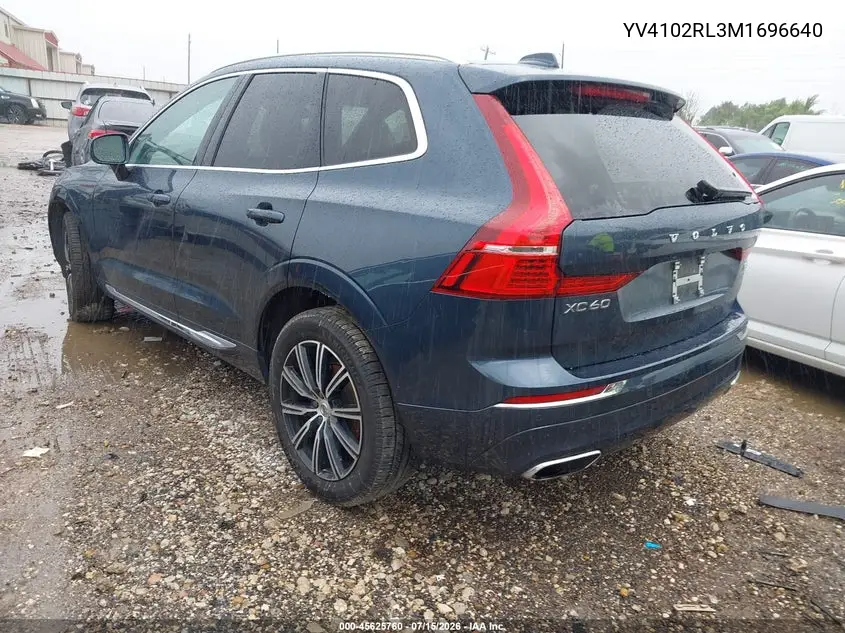 2021 Volvo Xc60 T5 Inscription VIN: YV4102RL3M1696640 Lot: 45625760