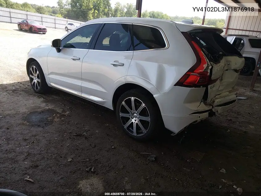 2021 Volvo Xc60 T5 Inscription VIN: YV4102DL3M1876918 Lot: 45659700