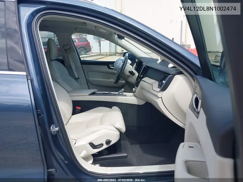 2022 Volvo Xc60 B5 Inscription VIN: YV4L12DL8N1002474 Lot: 45522883