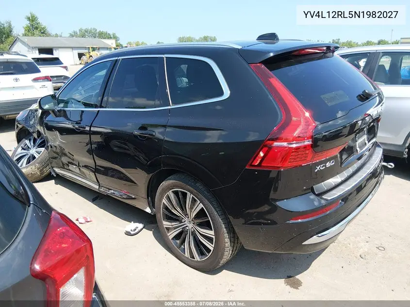 2022 Volvo Xc60 B5 Inscription VIN: YV4L12RL5N1982027 Lot: 45553358