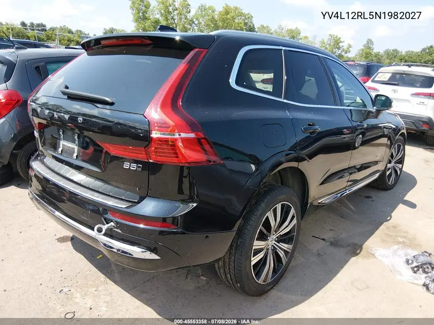 2022 Volvo Xc60 B5 Inscription VIN: YV4L12RL5N1982027 Lot: 45553358