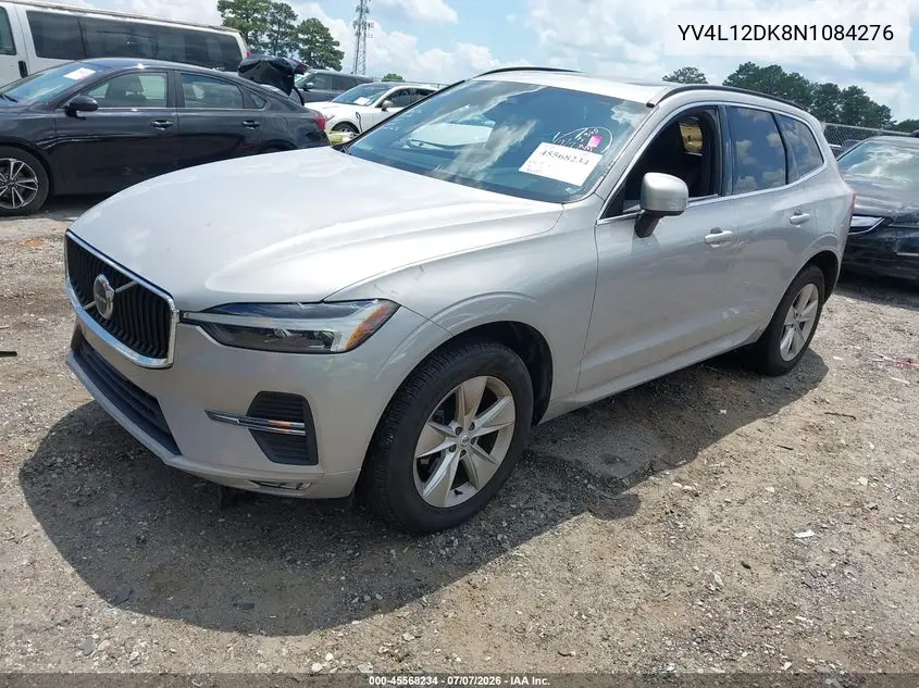 2022 Volvo Xc60 B5 Momentum VIN: YV4L12DK8N1084276 Lot: 45568234