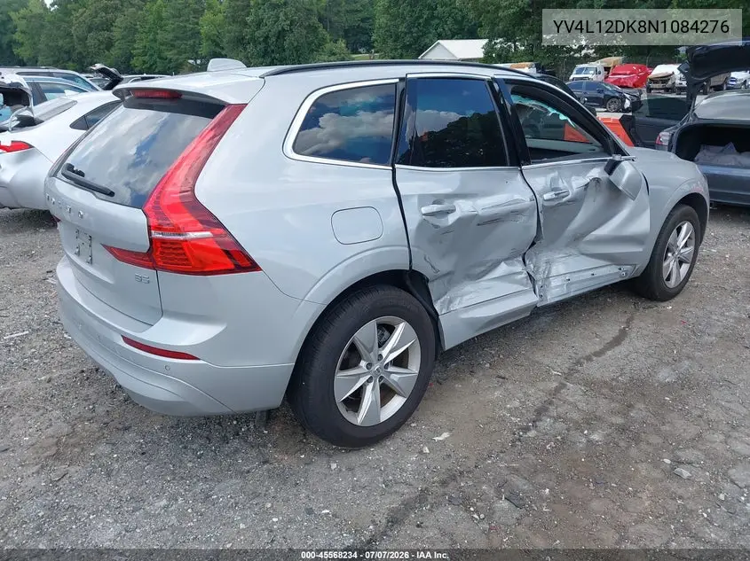 2022 Volvo Xc60 B5 Momentum VIN: YV4L12DK8N1084276 Lot: 45568234