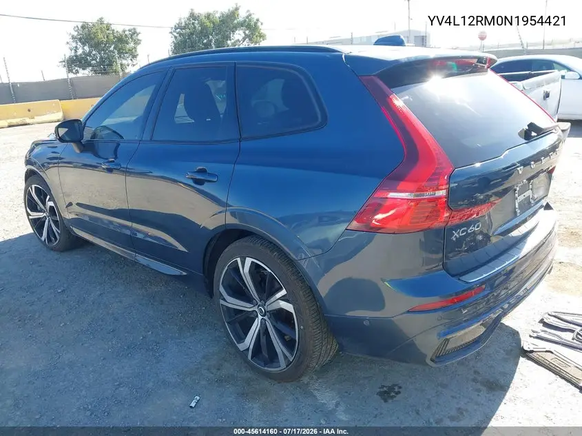 2022 Volvo Xc60 B5 R-Design VIN: YV4L12RM0N1954421 Lot: 45614160