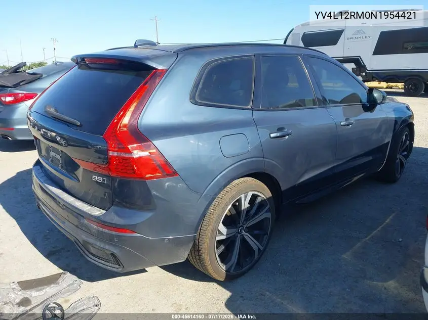 2022 Volvo Xc60 B5 R-Design VIN: YV4L12RM0N1954421 Lot: 45614160