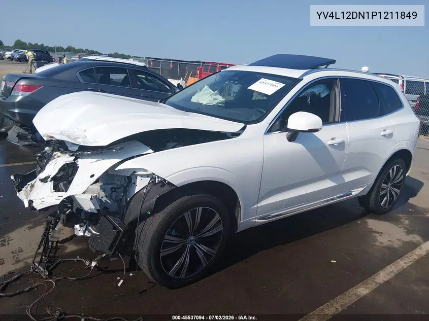 2023 Volvo Xc60 B5 Plus Bright Theme VIN: YV4L12DN1P1211849 Lot: 45537094