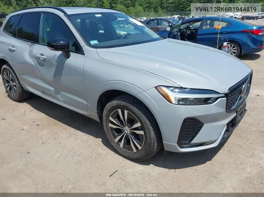 2024 Volvo Xc60 B5 Core Dark Theme VIN: YV4L12RK6R1944819 Lot: 45347978