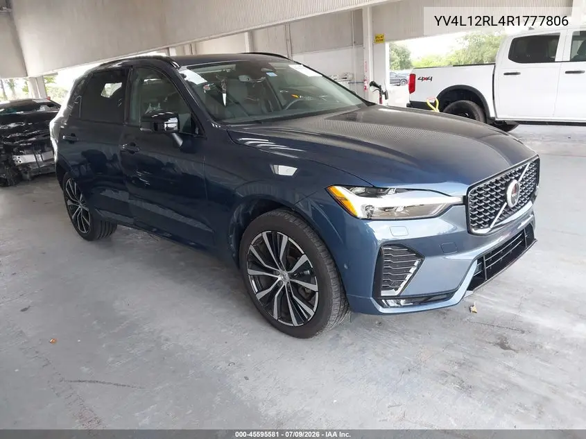 2024 Volvo Xc60 B5 Plus Dark Theme VIN: YV4L12RL4R1777806 Lot: 45595581
