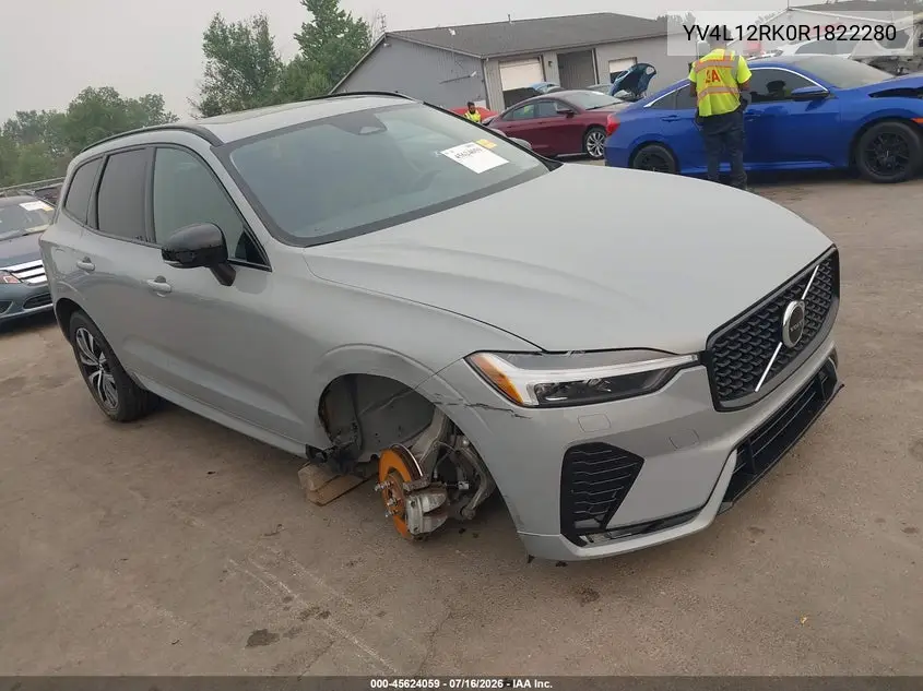 2024 Volvo Xc60 B5 Core Dark Theme VIN: YV4L12RK0R1822280 Lot: 45624059