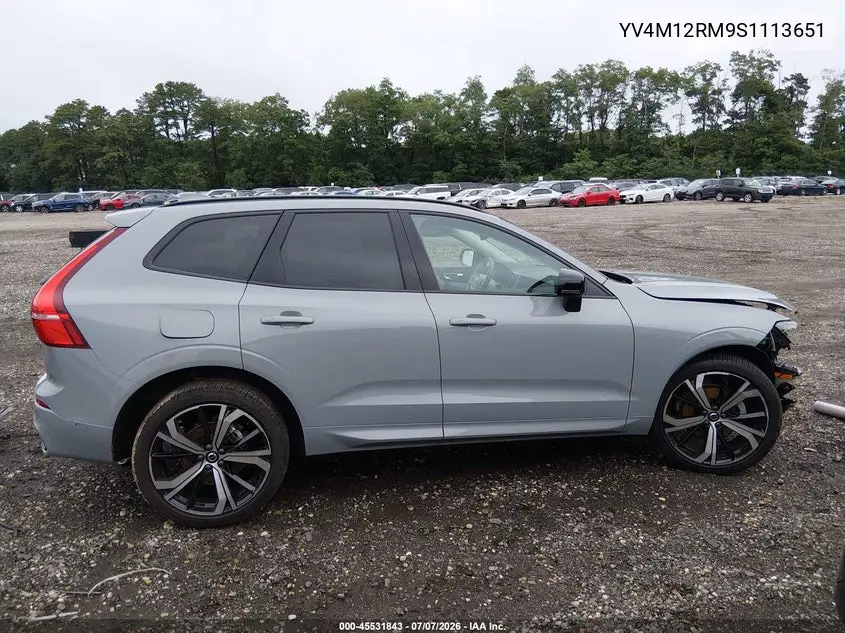 2025 Volvo Xc60 B5 Ultra VIN: YV4M12RM9S1113651 Lot: 45531843