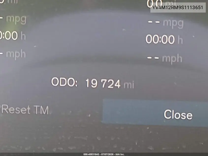 2025 Volvo Xc60 B5 Ultra VIN: YV4M12RM9S1113651 Lot: 45531843