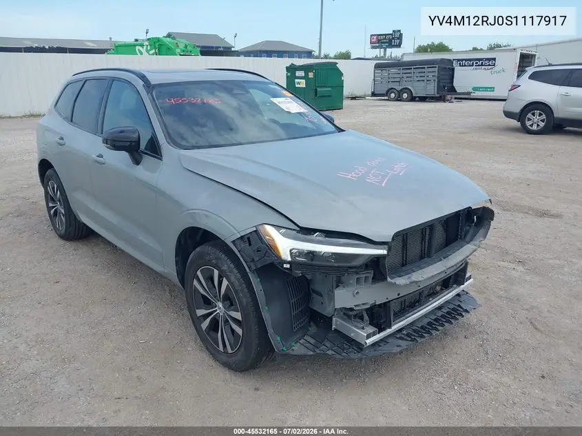 2025 Volvo Xc60 B5 Core VIN: YV4M12RJ0S1117917 Lot: 45532165