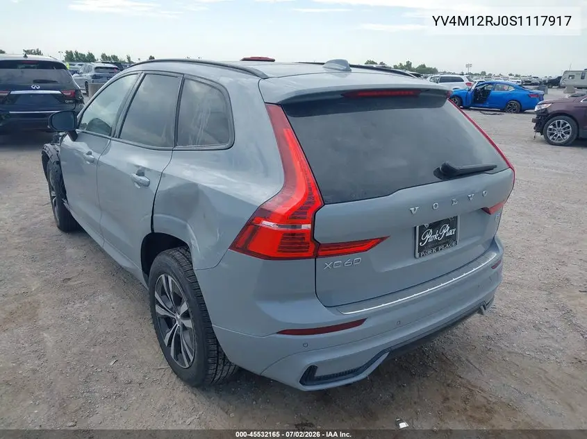 2025 Volvo Xc60 B5 Core VIN: YV4M12RJ0S1117917 Lot: 45532165