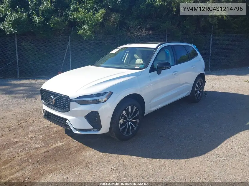 2025 Volvo Xc60 B5 Plus VIN: YV4M12RC4S1214796 Lot: 45552940