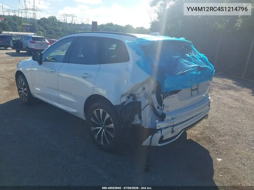 2025 Volvo Xc60 B5 Plus VIN: YV4M12RC4S1214796 Lot: 45552940