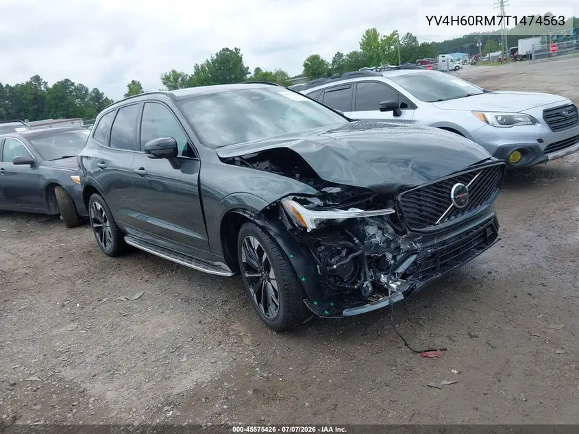 2026 Volvo Xc60 Plug-In Hybrid Ultra, T8 Awd Electric/Gasoline, Dark VIN: YV4H60RM7T1474563 Lot: 45575426