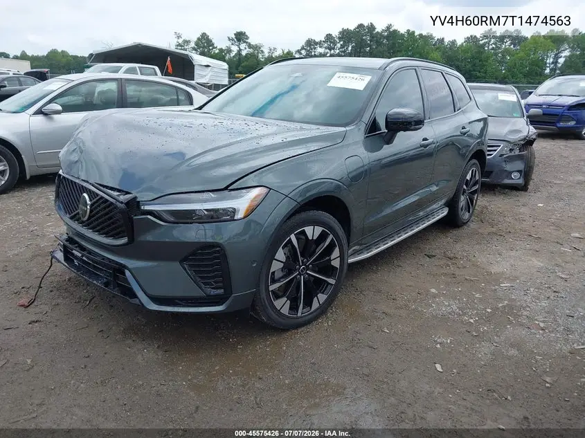 2026 Volvo Xc60 Plug-In Hybrid Ultra, T8 Awd Electric/Gasoline, Dark VIN: YV4H60RM7T1474563 Lot: 45575426
