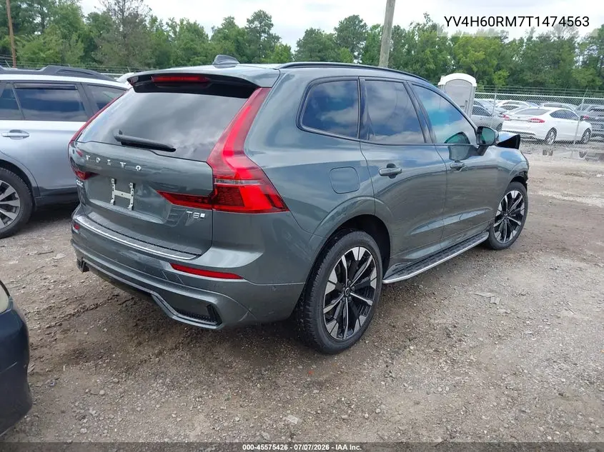 2026 Volvo Xc60 Plug-In Hybrid Ultra, T8 Awd Electric/Gasoline, Dark VIN: YV4H60RM7T1474563 Lot: 45575426