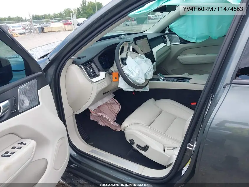 2026 Volvo Xc60 Plug-In Hybrid Ultra, T8 Awd Electric/Gasoline, Dark VIN: YV4H60RM7T1474563 Lot: 45575426