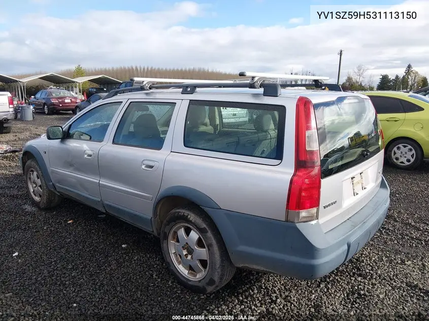 2003 Volvo Xc70 2.5T VIN: YV1SZ59H531113150 Lot: 44745866
