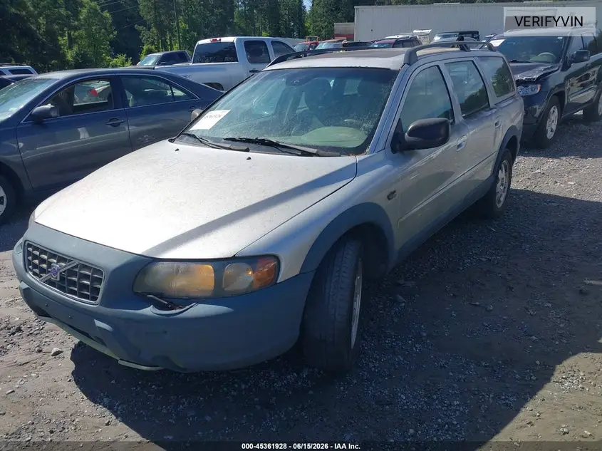 2003 Volvo Xc70 VIN: VERIFYVIN Lot: 45361928
