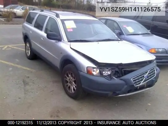 2004 Volvo Xc70 VIN: YV1SZ59H141126575 Lot: 12192315