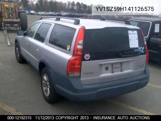 2004 Volvo Xc70 VIN: YV1SZ59H141126575 Lot: 12192315