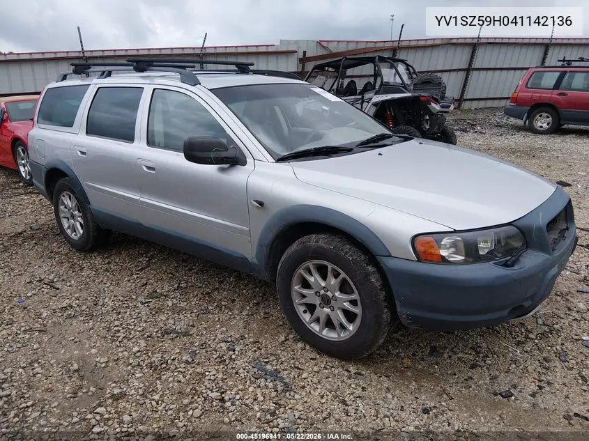 2004 Volvo Xc70 2.5T VIN: YV1SZ59H041142136 Lot: 45196941