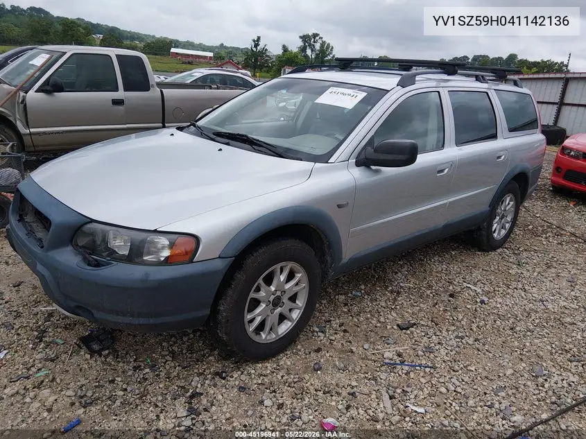 2004 Volvo Xc70 2.5T VIN: YV1SZ59H041142136 Lot: 45196941